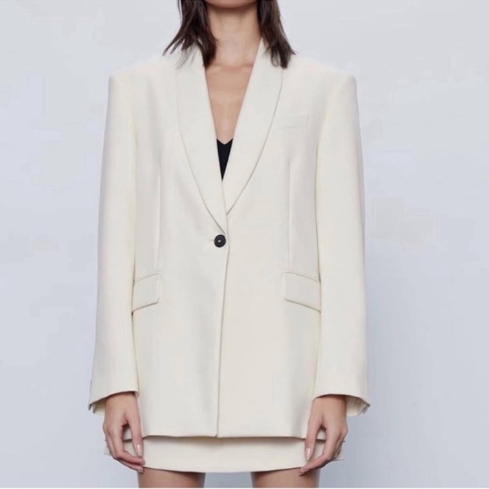 Zara Off-White Cream Women's Blazer